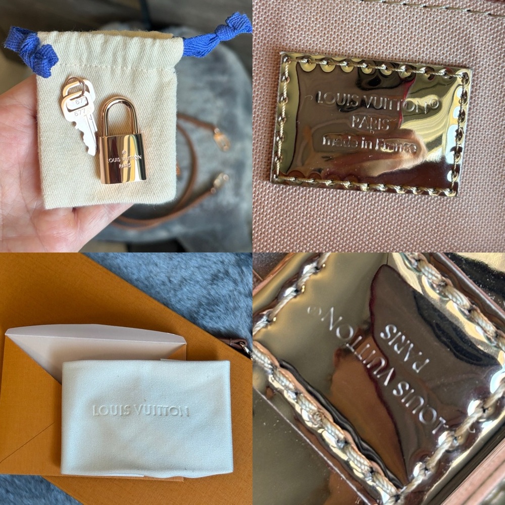 🦄Limited Edition Louis Vuitton Miroir Copper Rose Gold Alma BB Crossbody🦄 - Picture 8 of 10